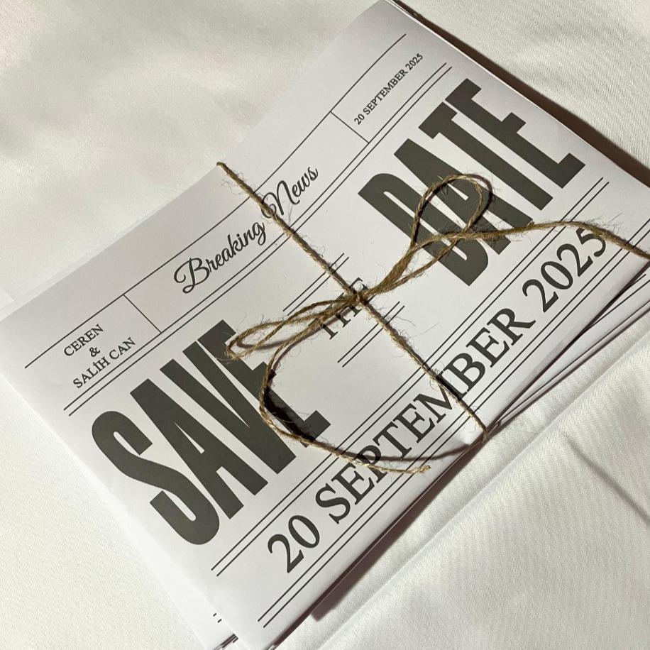 Save The Date Düğün Gazetesi 10’lu