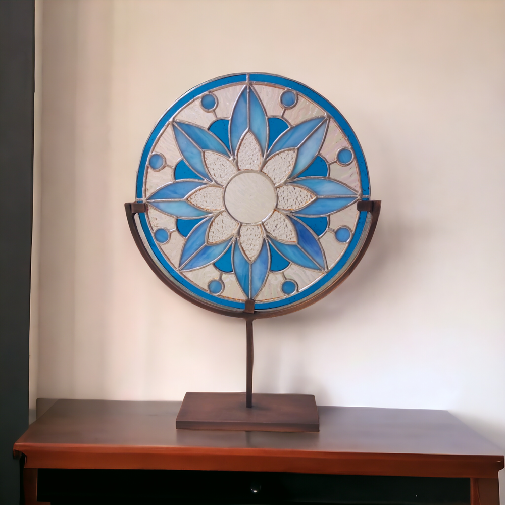 Mavi Mandala Vitray