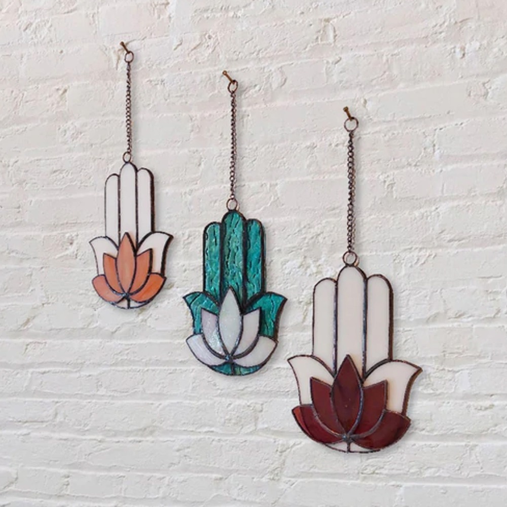Hamsa Lotus Vitray