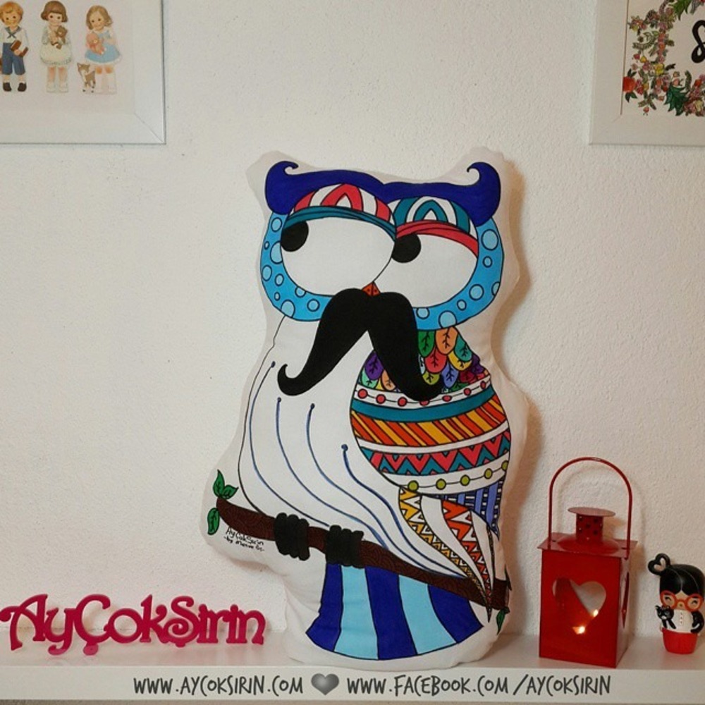 Baykuş Yastık (55 cm)