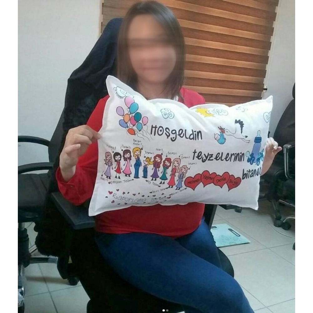 Yeni Doğan Hediyelik Takı Yastığı (55x35 cm)