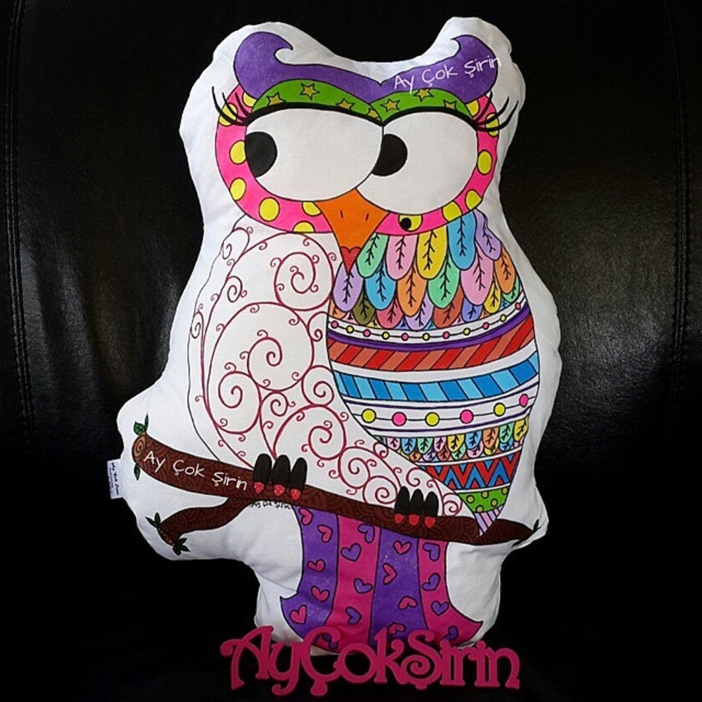 Baykuş Yastık (55 cm)