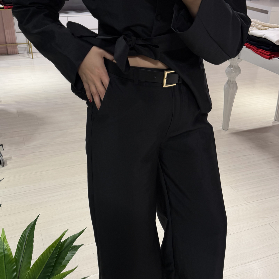 Siyah Bebe Yaka Güpürlü Takım