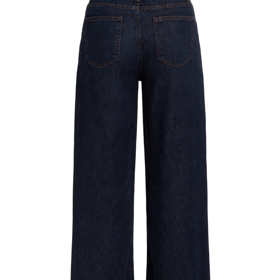 Lacivert Beli Lastikli Tensel Jean