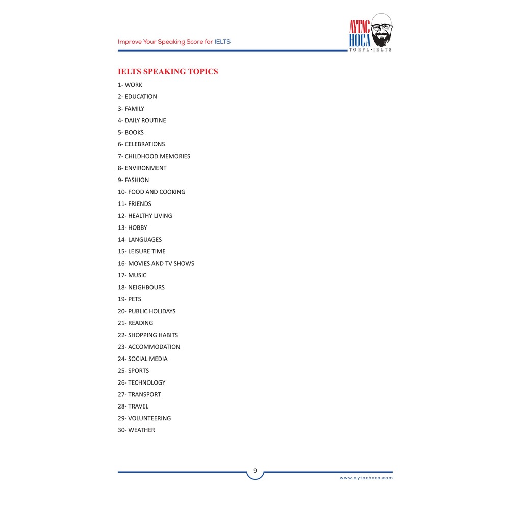Improve Your Speaking Score For IELTS