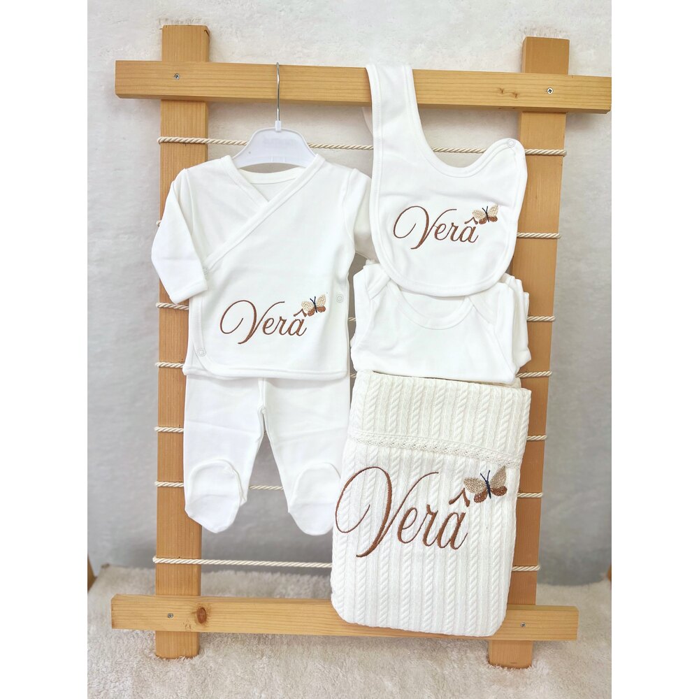 EKRU DANTELLİ 10LU SET 