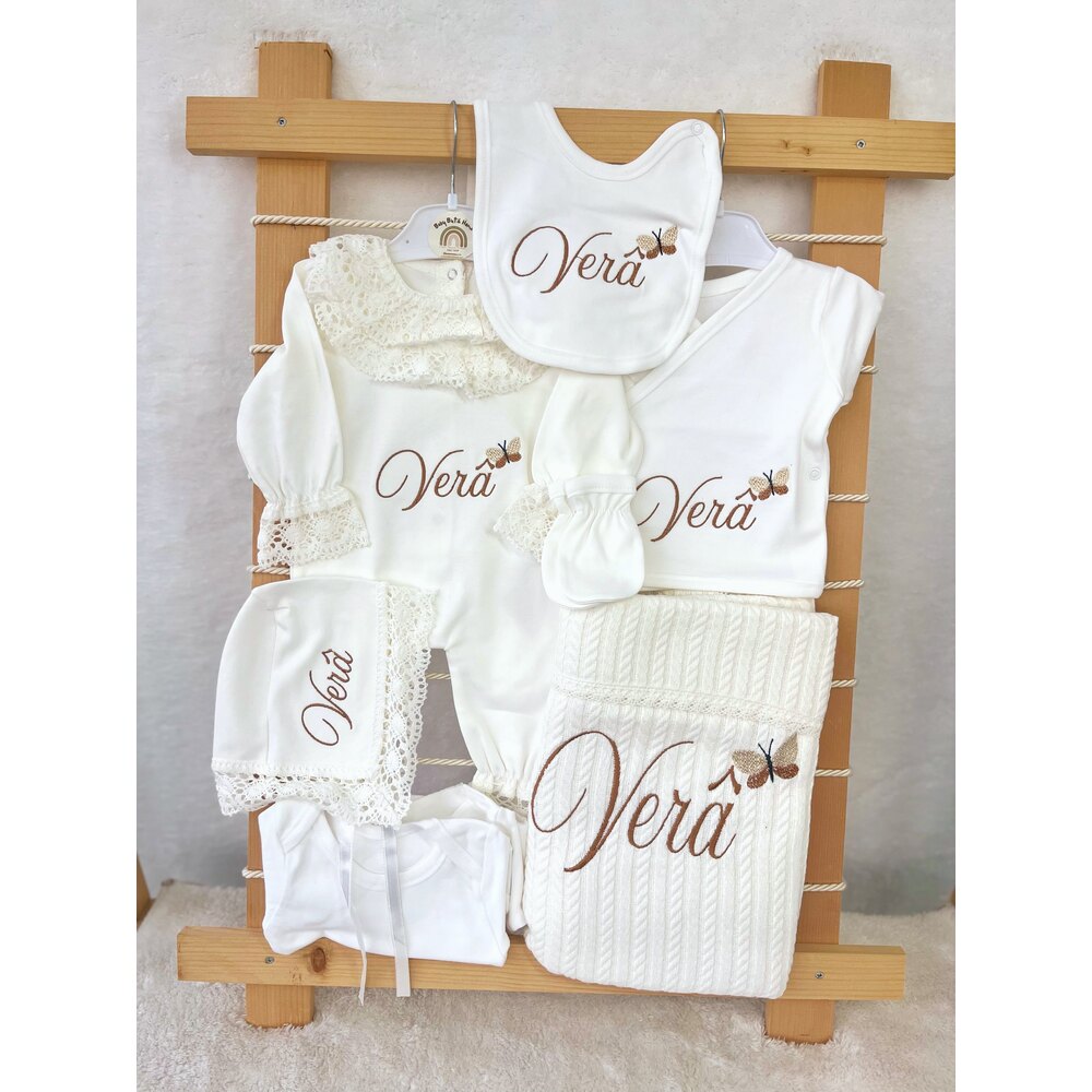 EKRU DANTELLİ 10LU SET 