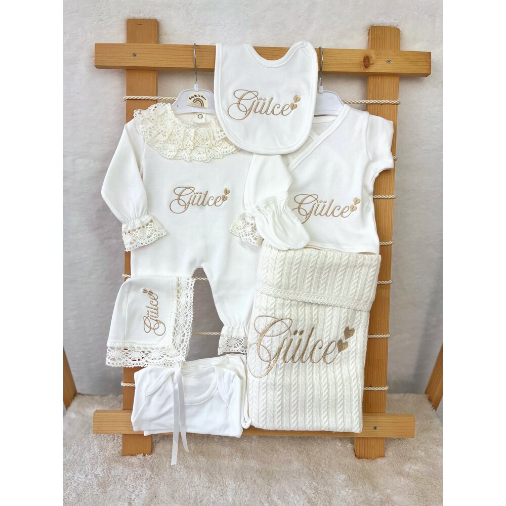 EKRU DANTELLİ 10LU SET 