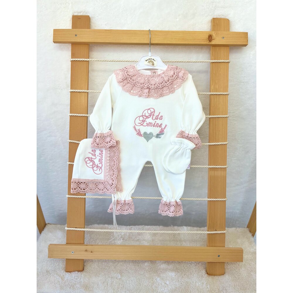 PUDRA DANTELLİ 3LÜ SET 