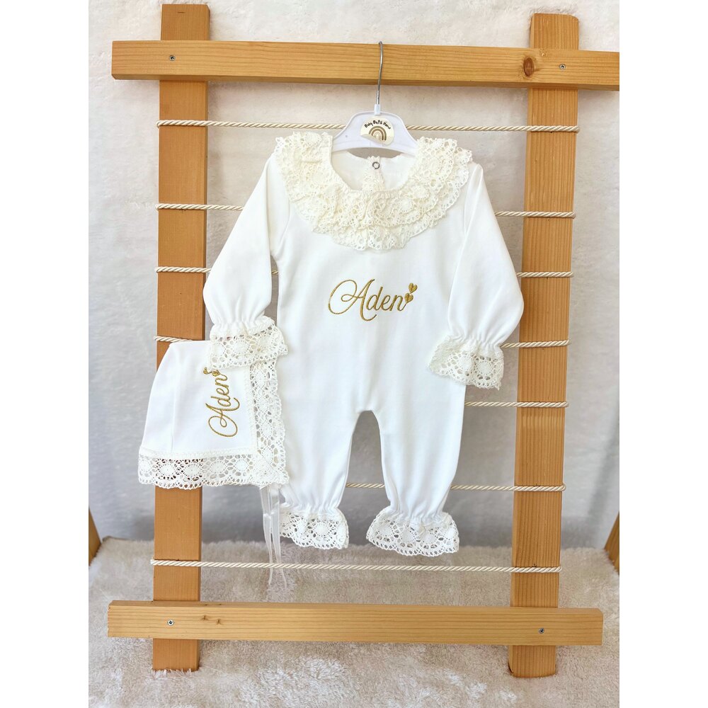 EKRU DANTELLİ 10LU SET 