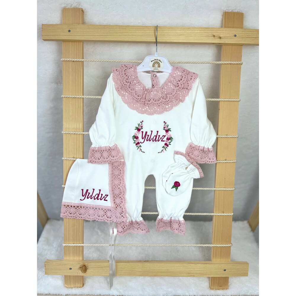 PUDRA DANTELLİ 3LÜ SET