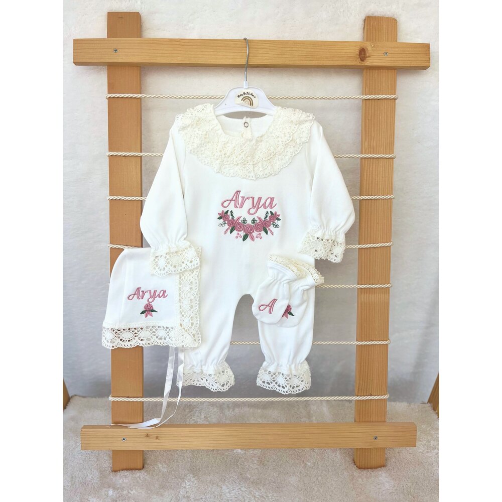 EKRU DANTELLİ 10LU SET 