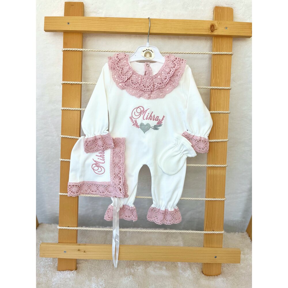 PUDRA DANTELLİ 3LÜ SET 