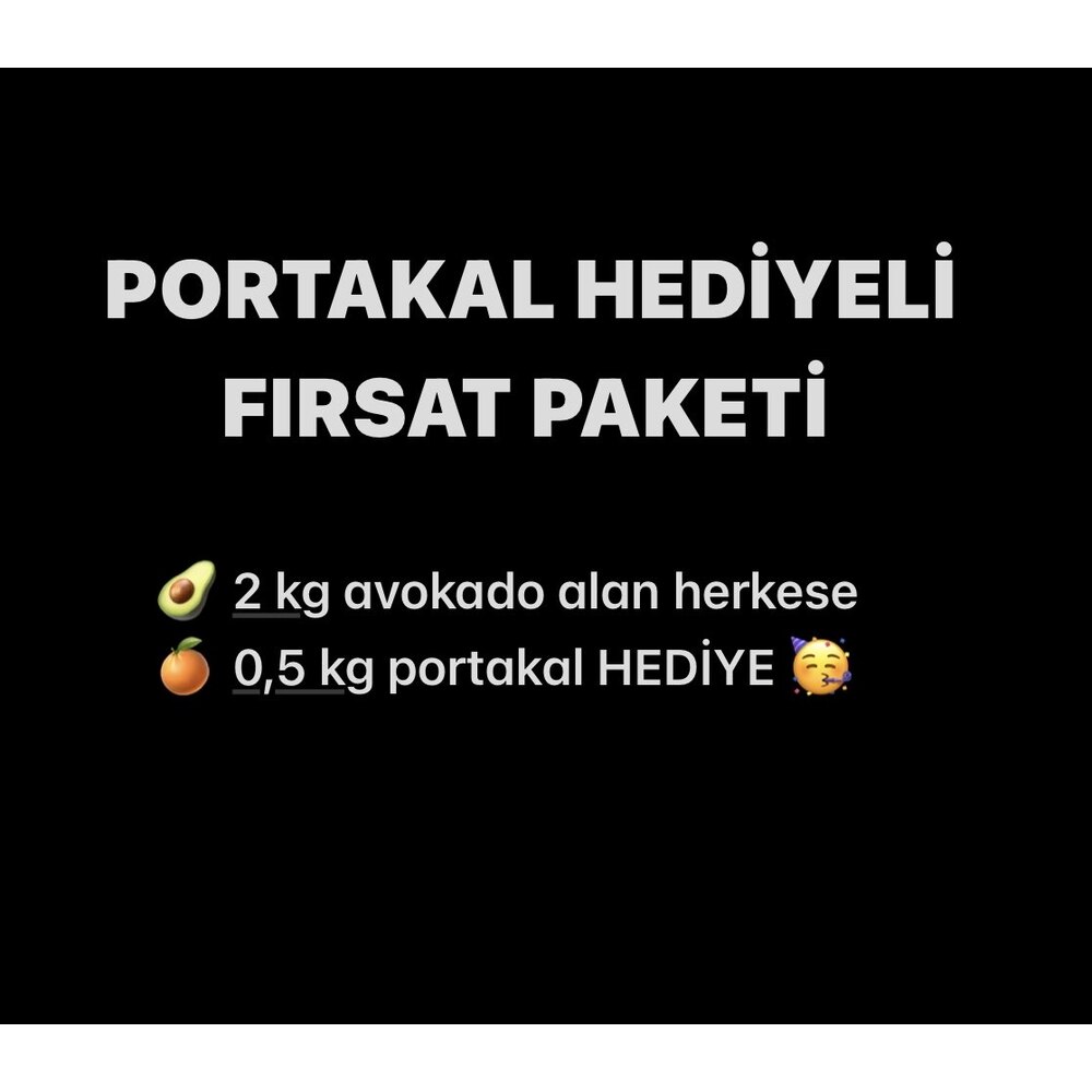 PORTAKAL HEDİYELİ KAMPANYA PAKETİ