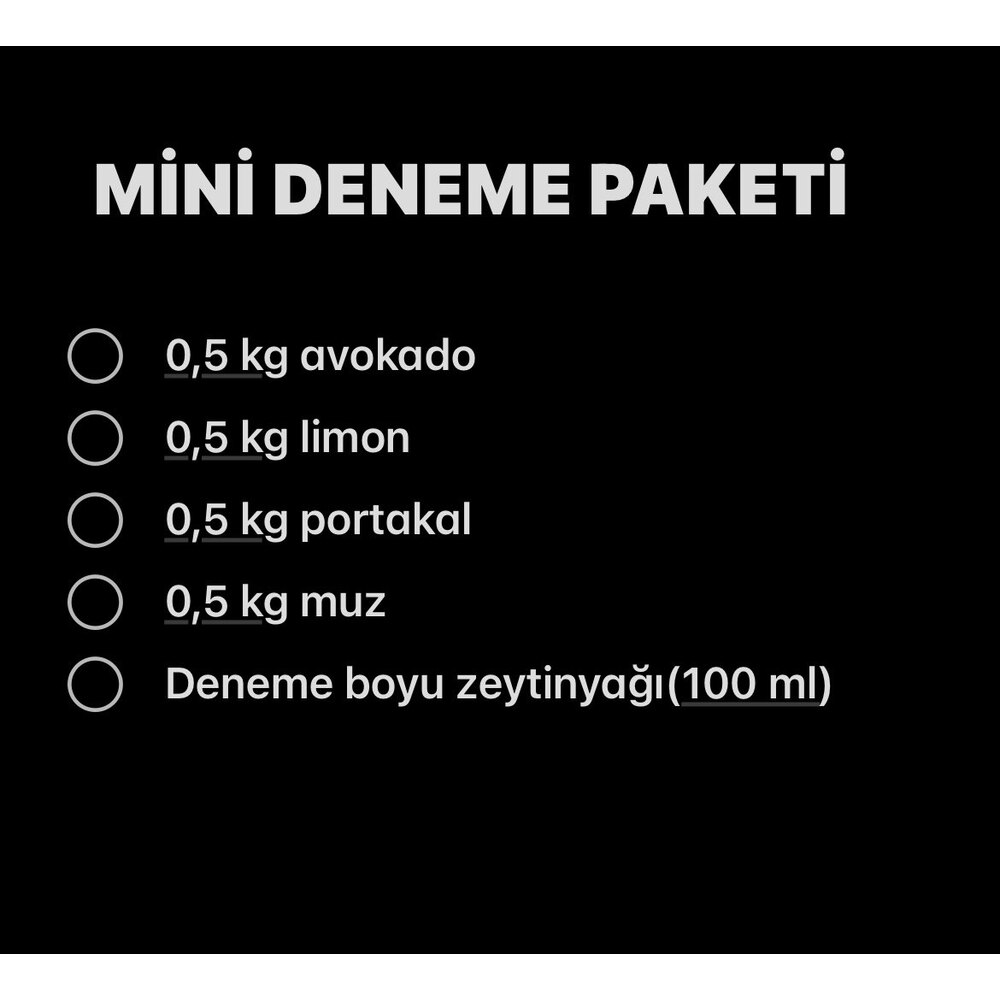 MİNİ DENEME PAKETİ