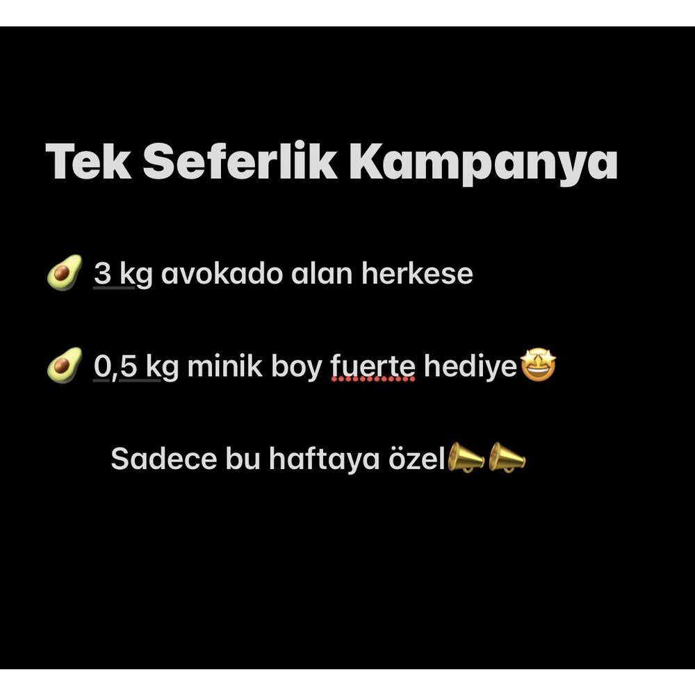 Tek Seferlik Müthiş Kampanya
