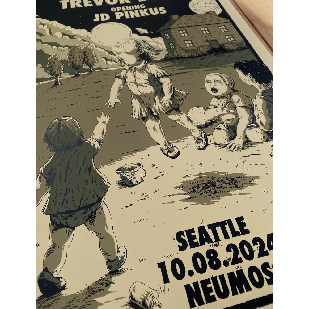 KING BUZZO & TREVOR DUNN & JD PINKUS SEATTLE GIG POSTER