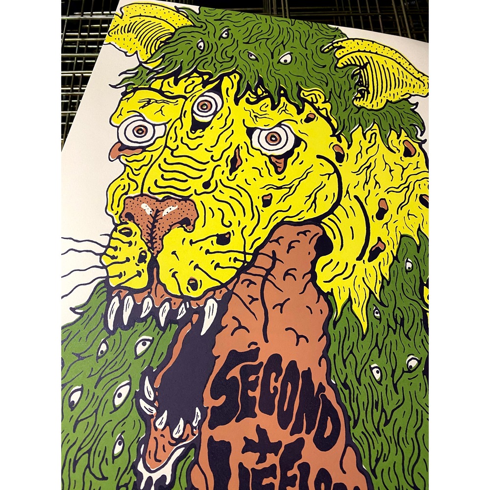 SECOND & LIFELOCK / ISTANBUL GIG POSTER