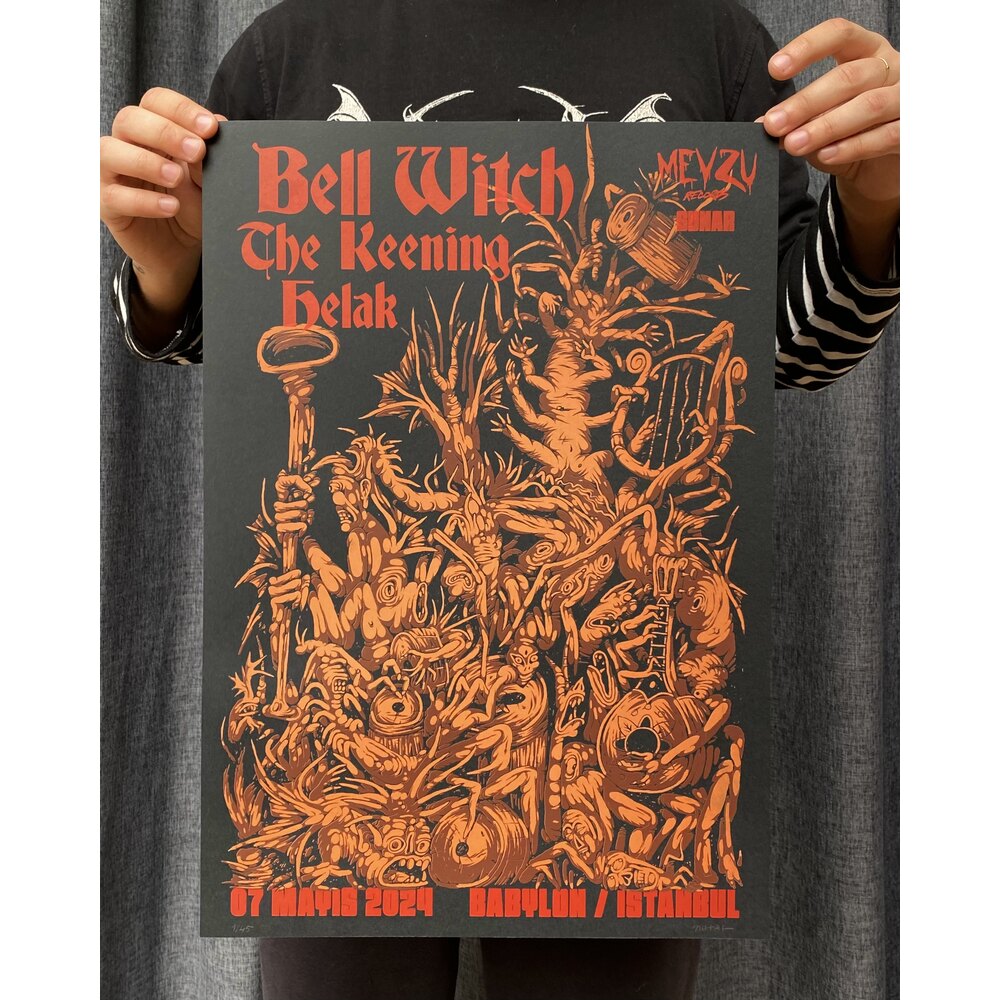 “BELL WITCH-THE KEENING-HELAK GIG POSTER
