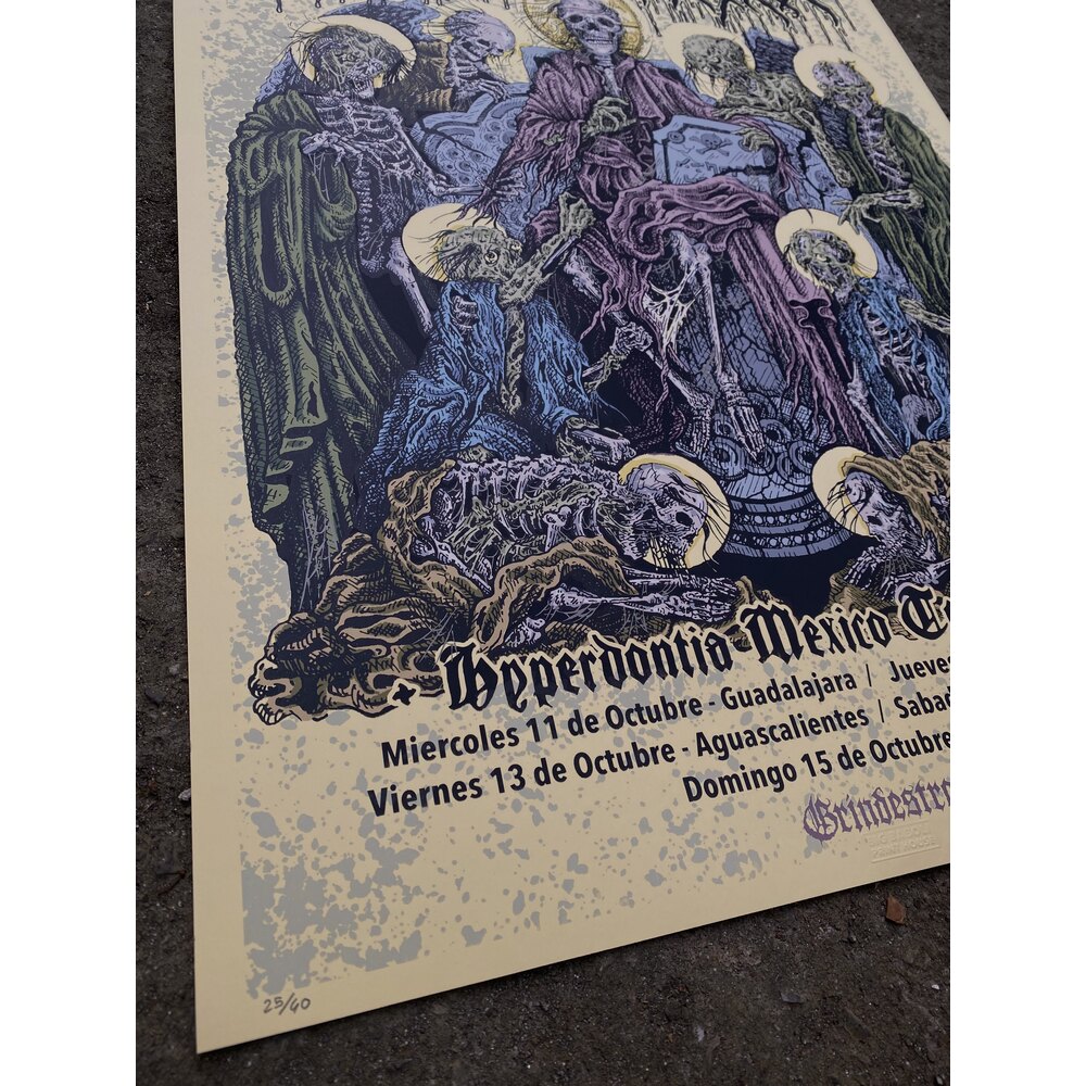 HYPERDONTIA MEXICO TOUR POSTER