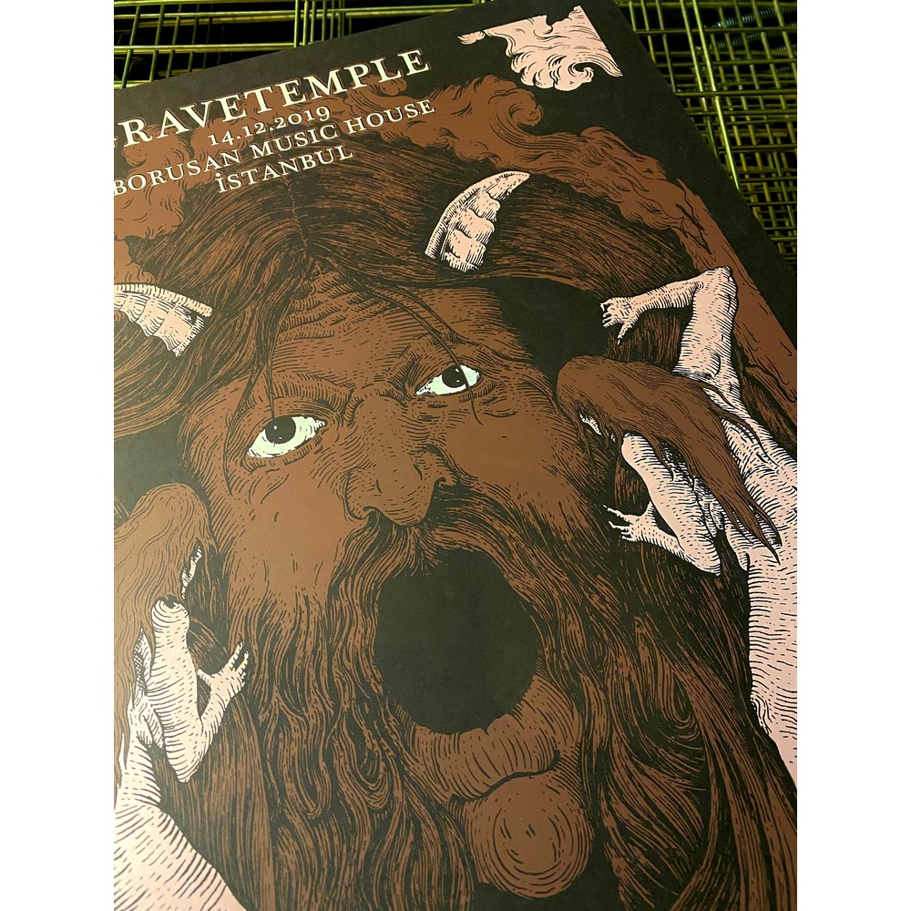 GRAVETEMPLE / ISTANBUL GIG POSTER