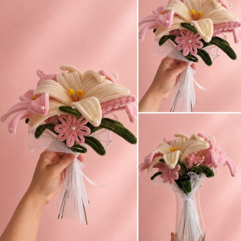 Şirin'in Pembe Krem Lilyumları