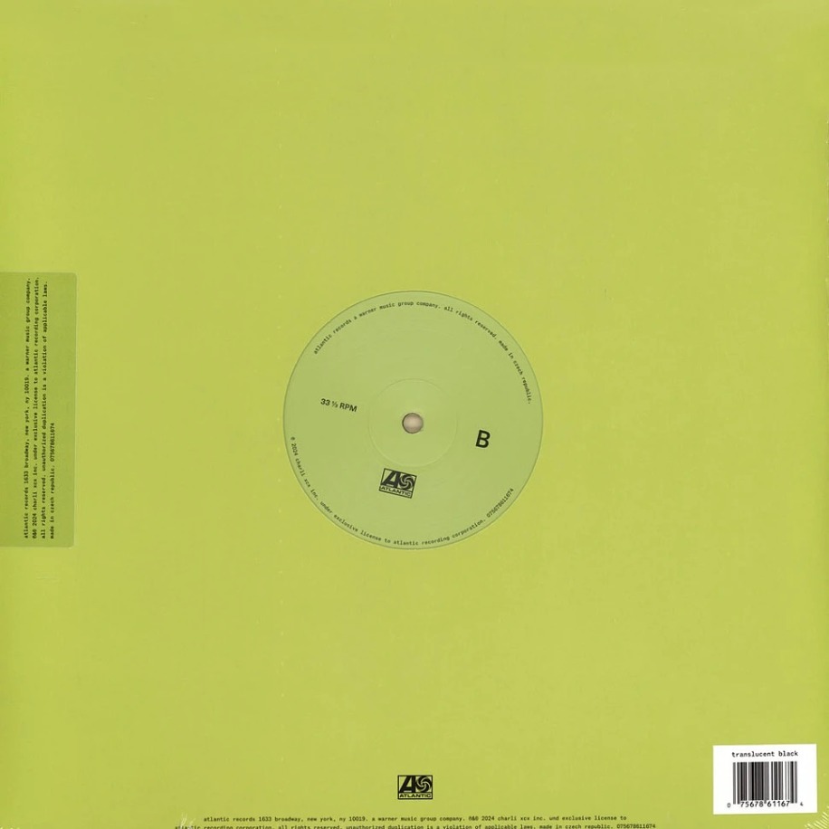 Brat＜Black Ice Vinyl＞ / Charli XCX Charli XCX: Brat (Black Ice Colored Vinyl) Vinyl LP