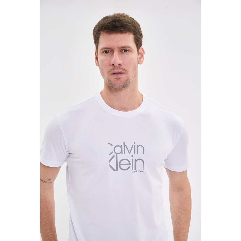BEYAZ CALVIN KLEIN ERKEK TİŞÖRT