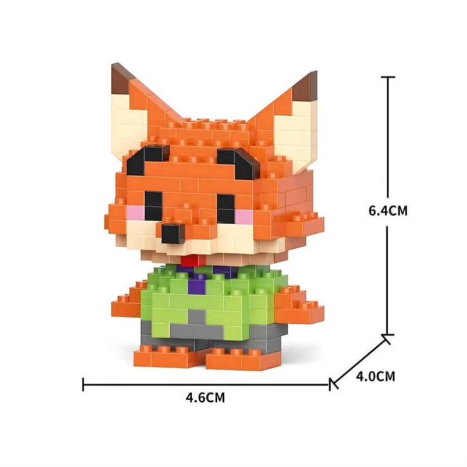 Zootopia Nick Wilde Bricks | Brick Kafa