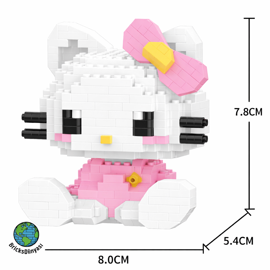Büyük Boy Hello Kitty Bricks | BricksDünyası