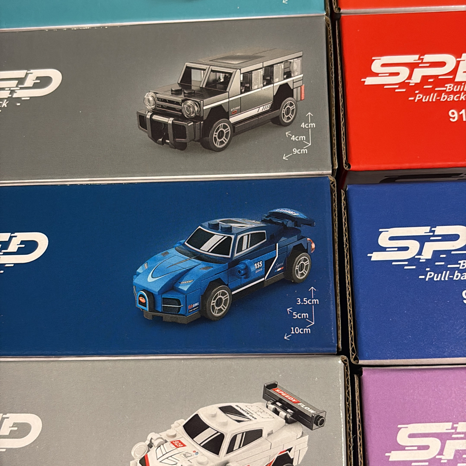 Mini Lego Çek-Bırak Araba Yapım Seti – Speed 9140-1 Koleksiyon
