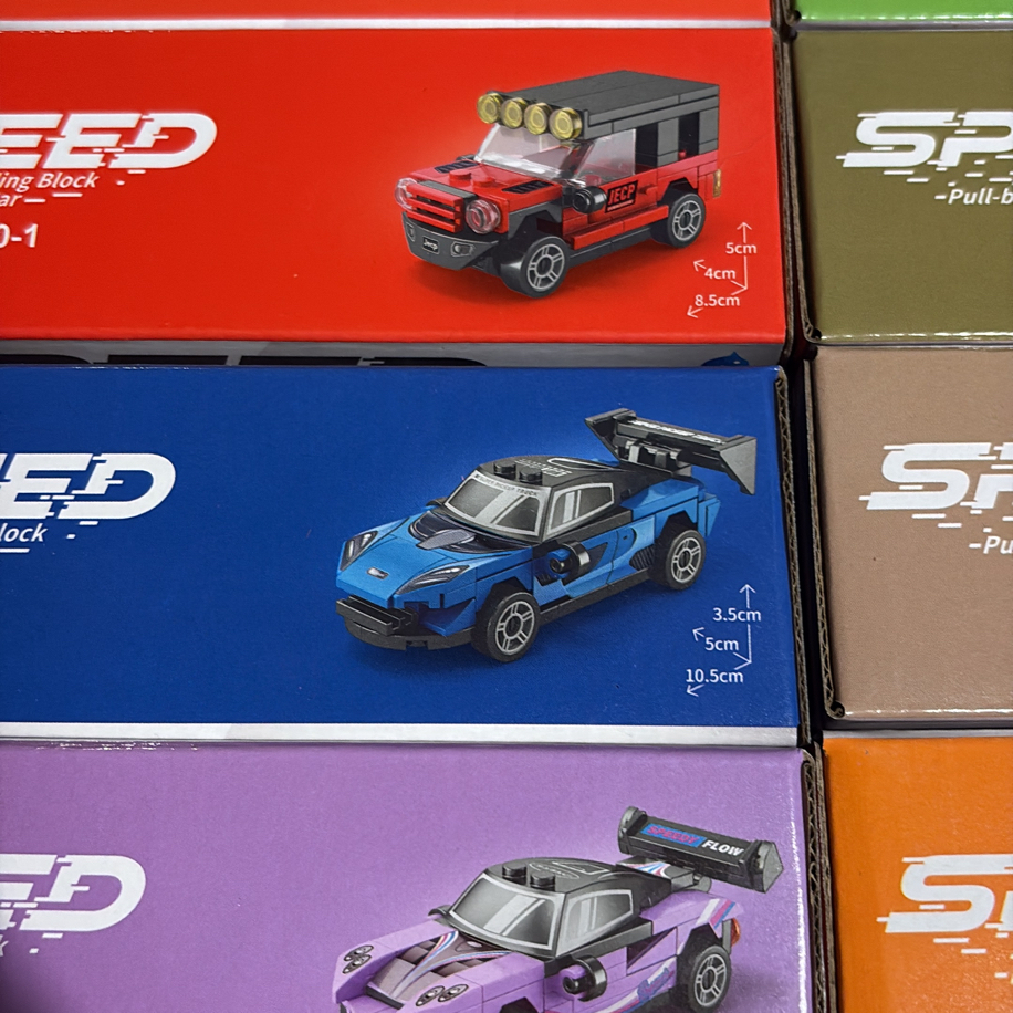 Mini Lego Çek-Bırak Araba Yapım Seti – Speed 9140-1 Koleksiyon