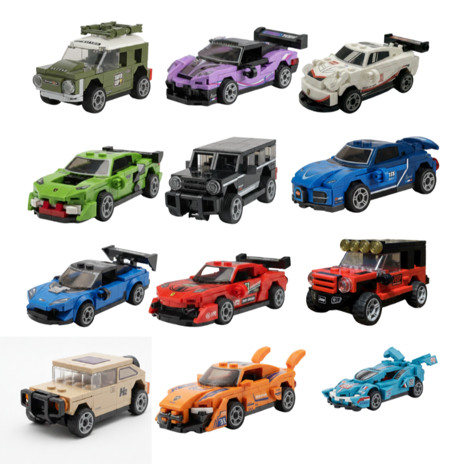 Mini Lego Çek-Bırak Araba Yapım Seti – Speed 9140-1 Koleksiyon