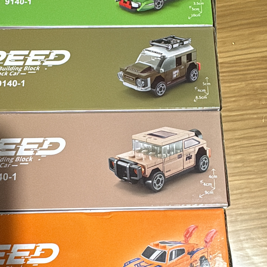 ビラーコ Bricks Mini Lego Çek-Bırak Spor Araba Yapım Seti – Speed 9140-1