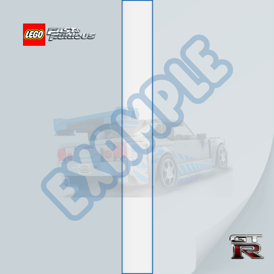 Lego Speed Champions – Fast & Furious Dijital Çerçeve Seti ( 5