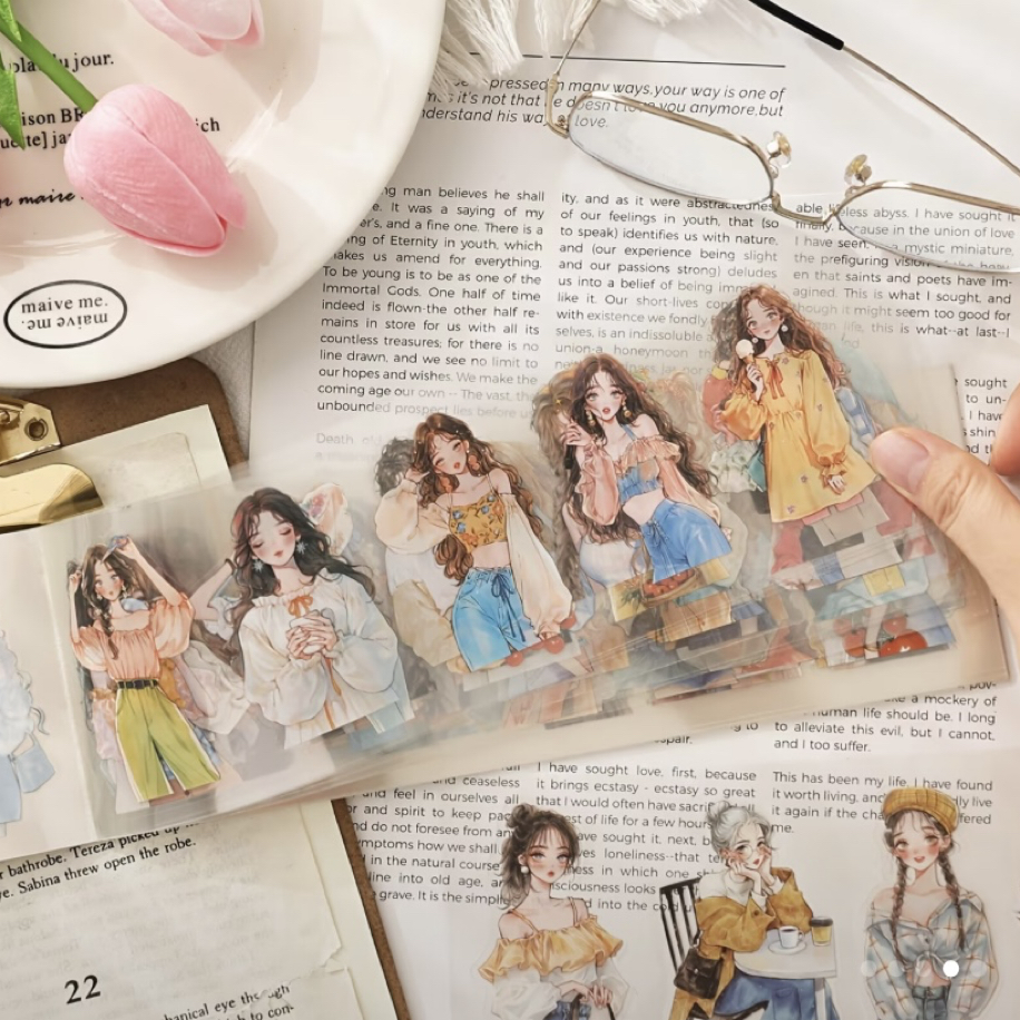 Happy Days Pet Sticker Kitapçıkları | Bullet Journal Malzemeleri