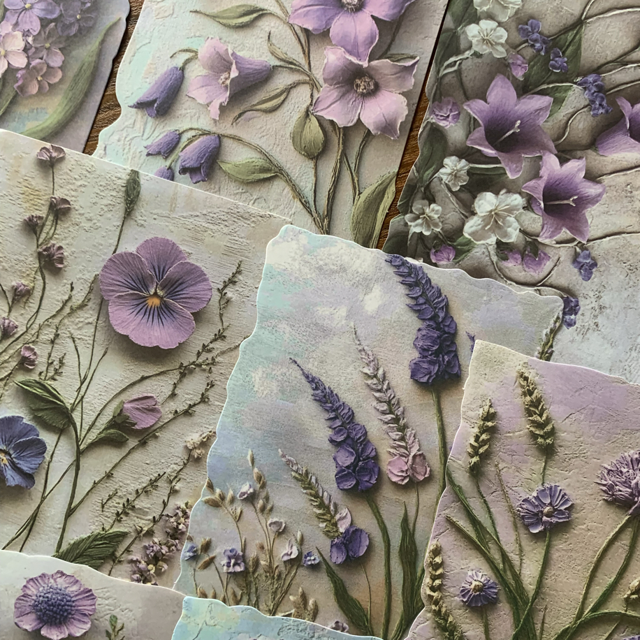 Lilac Dream Kağıt Seti | Bullet Journal Malzemeleri