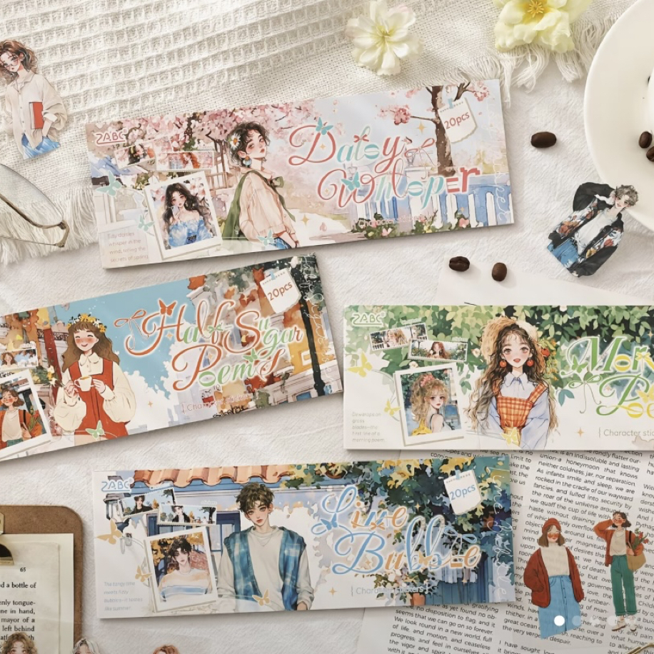 Happy Days Pet Sticker Kitapçıkları | Bullet Journal Malzemeleri