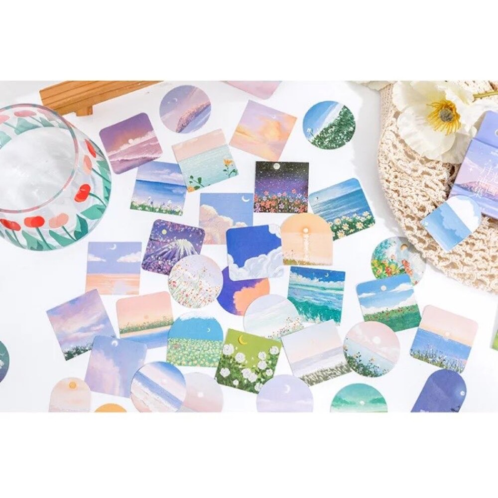 Moonlight Sticker Box | Bullet Journal Malzemeleri