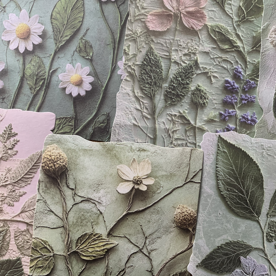 Floral Dream Kağıt Seti | Bullet Journal Malzemeleri