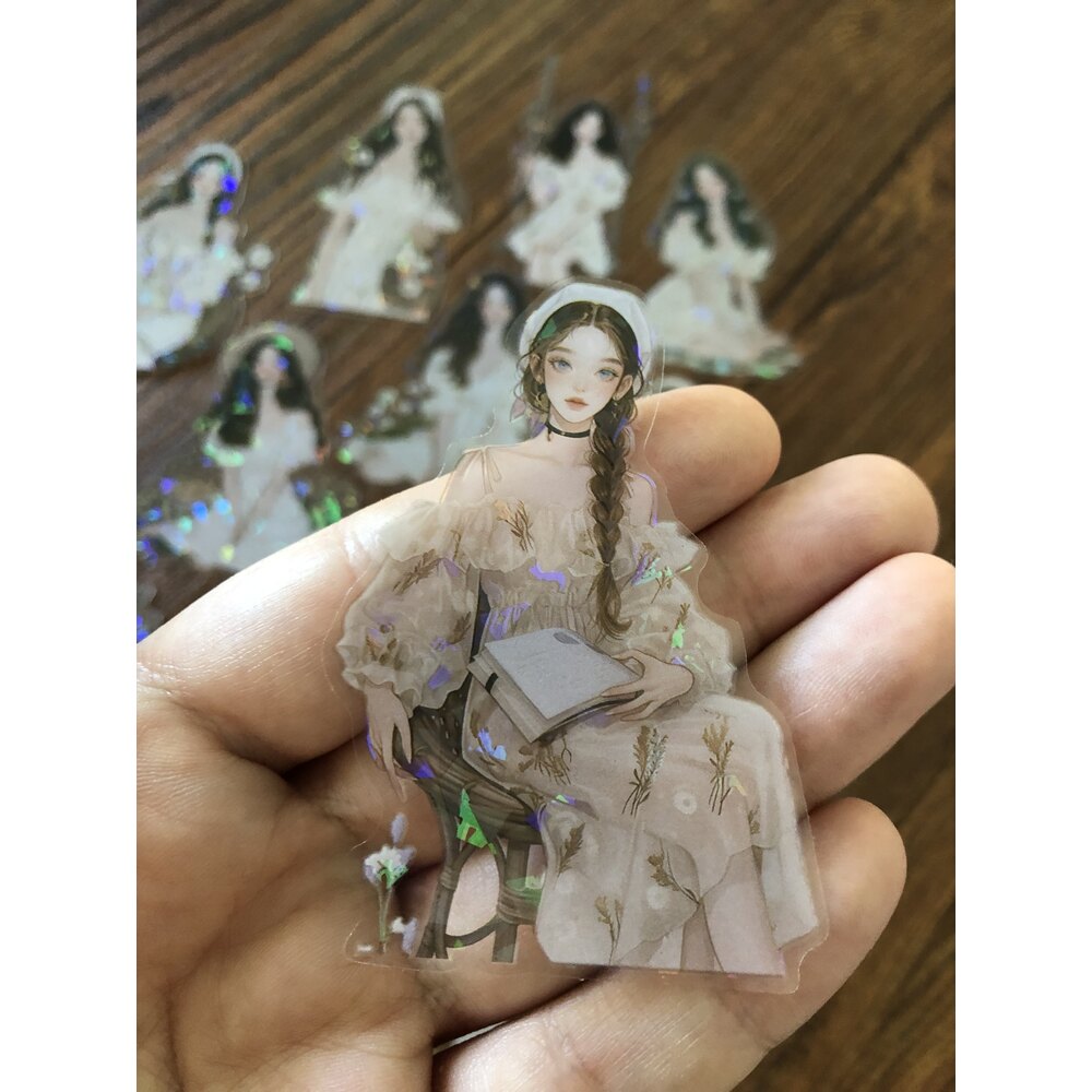 Daisy Dream Holografik Pet Stickers | Bullet Journal Malzemeleri