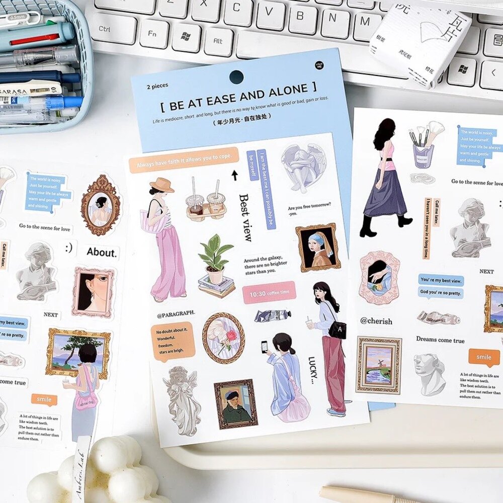 Daily Life Sticker Sheets | Bullet Journal Malzemeleri