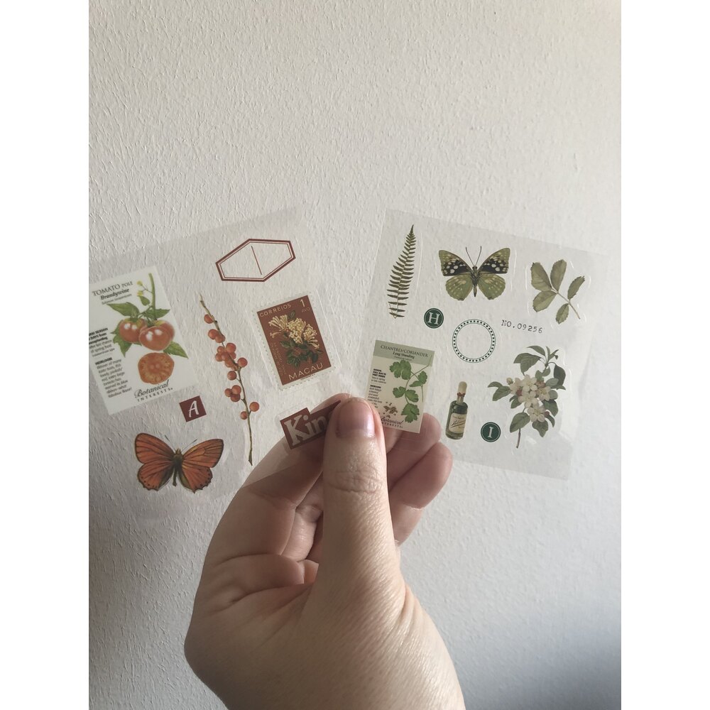 Colourful Butterfly Mini Pet Sticker Sheets | Bullet Journal Malzemeleri
