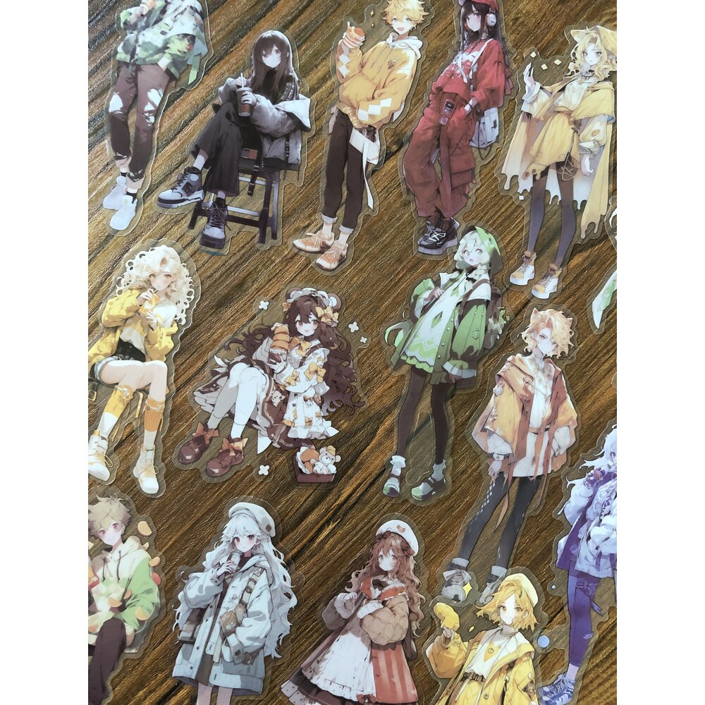 İncredible Journey Pet Stickers/Anime Series | Bullet Journal Malzemeleri