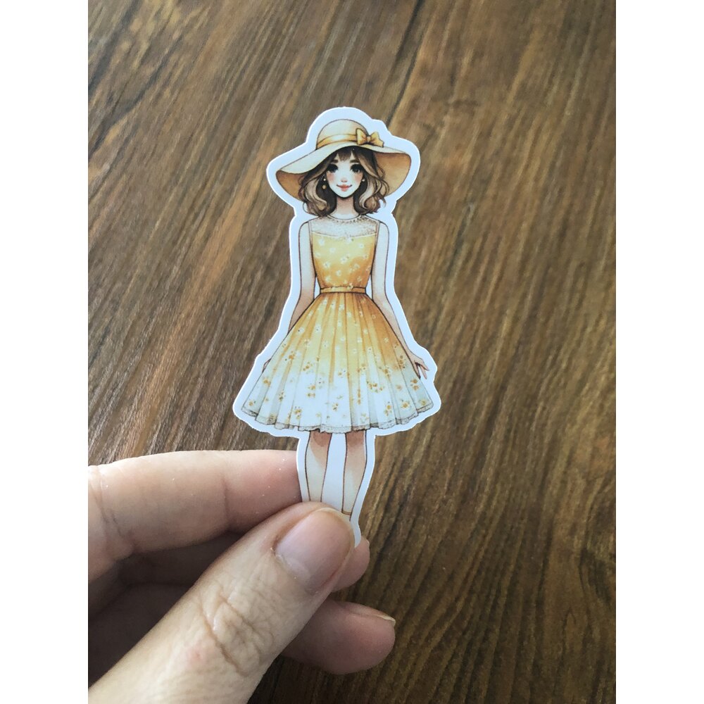 Spring Fashion Girls Sticker Seti | Bullet Journal Malzemeleri