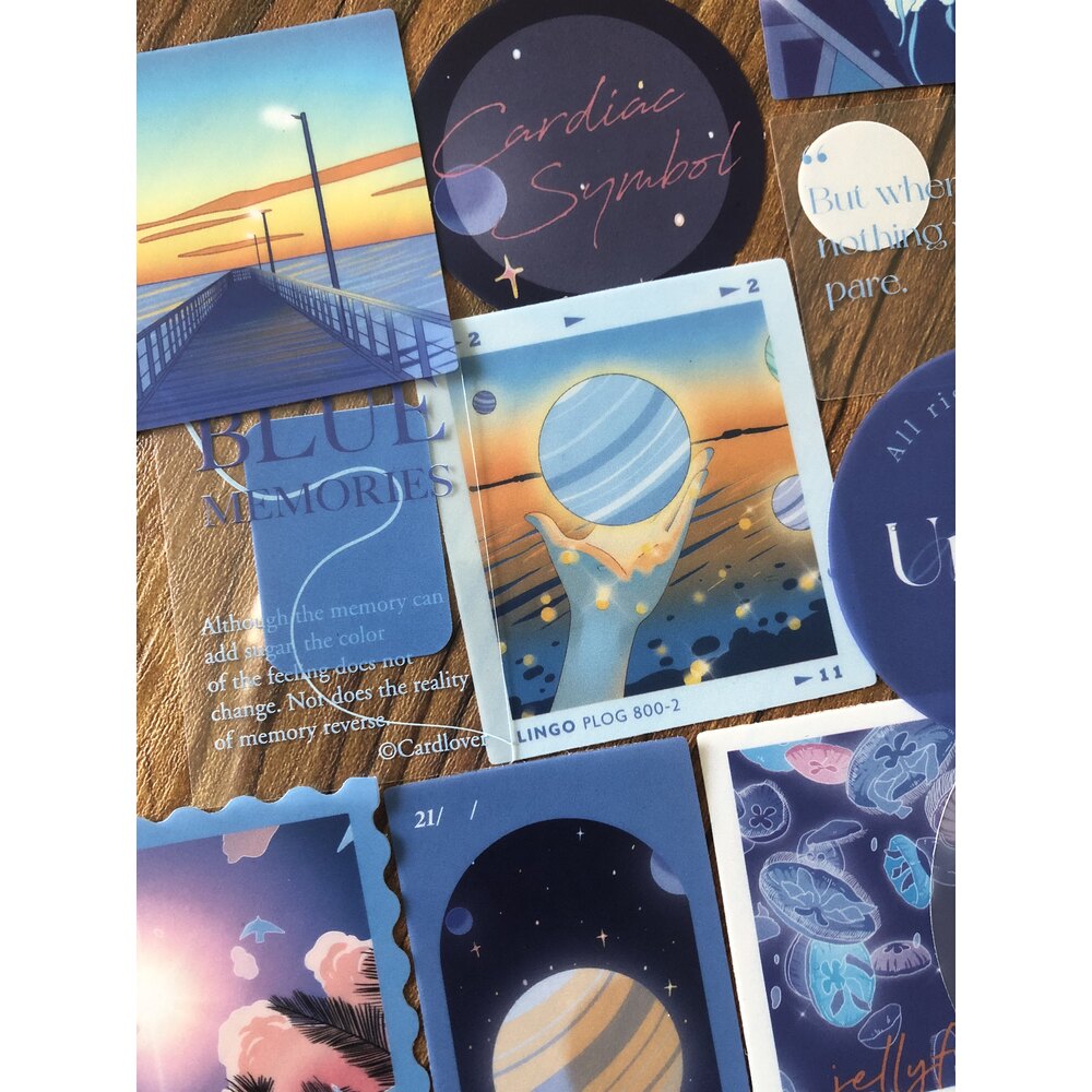 Dreamy Universe Pet Sticker Seti | Bullet Journal Malzemeleri