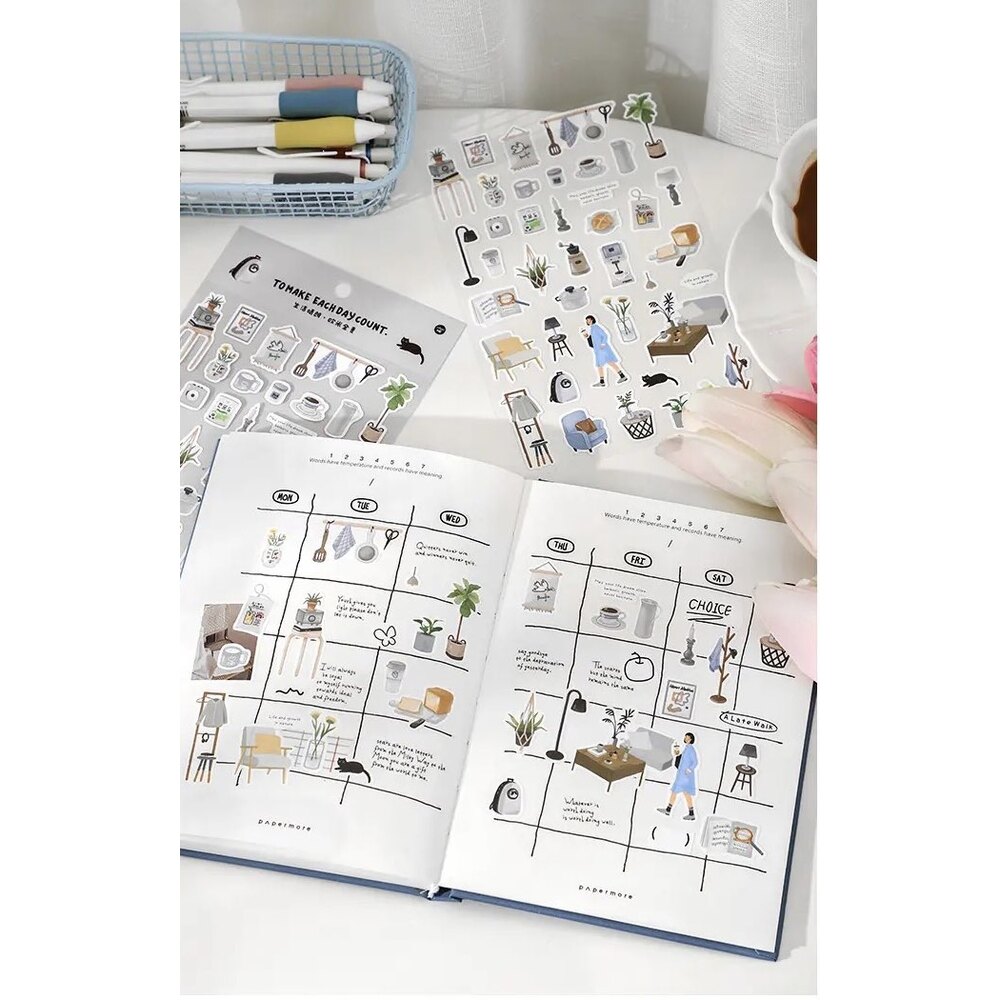 To Make Each Day Count Sticker Sheets | Bullet Journal Malzemeleri