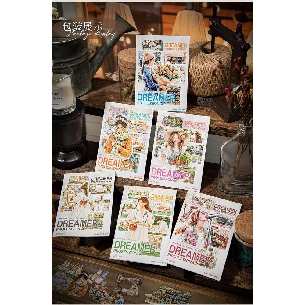 Dreamer Pet Sticker Packs | Bullet Journal Malzemeleri