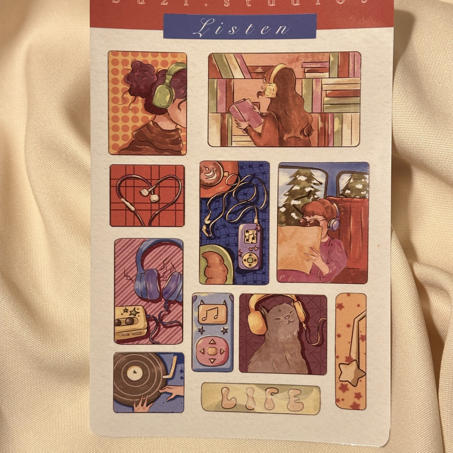 Listen Sticker | buzi