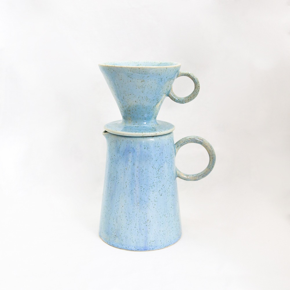 Su Mavisi Sürahi & Dripper Seti